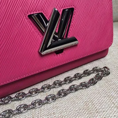 Сумка Louis Vuitton M41869 Twist MM Shoulder Bag Epi Leather "Pink" фото № 8