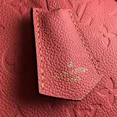 Сумка Louis Vuitton M42403 Speedy Bandouliere 25 Tote Bag Monogram Empreinte Leather "Peach" фото № 7