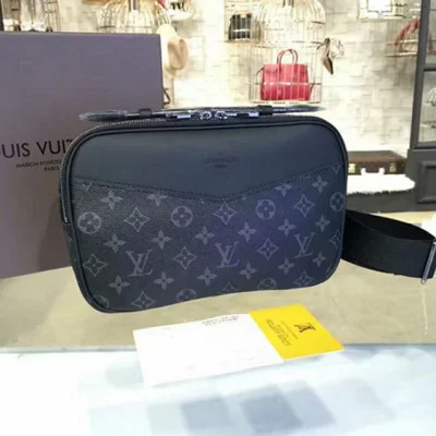 Сумка Louis Vuitton M42906 Bumbag Sling Bag Monogram Eclipse Canvas "Black" фото № 2