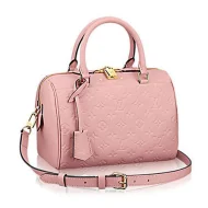 Сумка Louis Vuitton M44069 Speedy Bandouliere 25 Tote Bag Monogram Empreinte Leather "Pink"