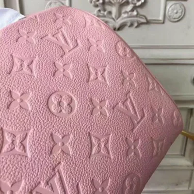 Сумка Louis Vuitton M44069 Speedy Bandouliere 25 Tote Bag Monogram Empreinte Leather "Pink" фото № 6