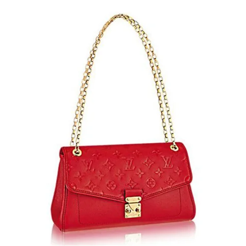 Сумка Louis Vuitton M48949 Saint-Germain PM Shoulder Bag Monogram Empreinte Leather "Red"