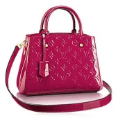 Сумка Louis Vuitton M50172 Montaigne BB Tote Bag Monogram Vernis "Pink"