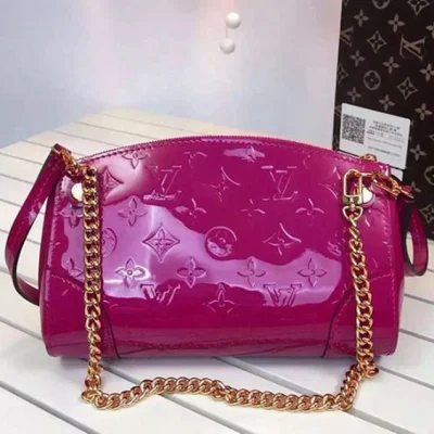 Сумка Louis Vuitton M50406 Santa Monica Clutch Crossbody Bag Monogram Vernis "Pink" фото № 3