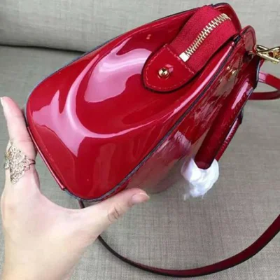 Сумка Louis Vuitton M50602 Brea PM Tote Bag Monogram Vernis "Red" фото № 6