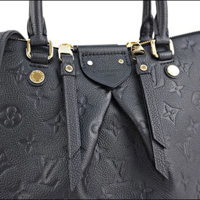 Сумка Louis Vuitton M50643 Mazarine MM Tote Bag Monogram Empreinte Leather "Black" фото № 8