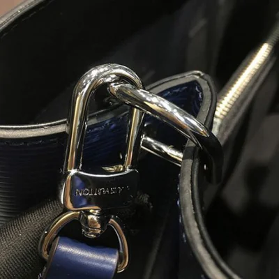 Сумка Louis Vuitton M51328 Kleber MM Tote Bag Epi Leather "Navy Blue" фото № 9