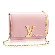 Сумка Louis Vuitton M51603 Louise Chain PM Crossbody Bag Monogram Vernis "Pink"