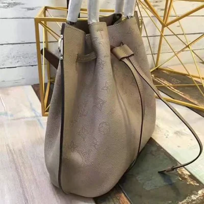 Сумка Louis Vuitton M54403 Girolata Tote Bag Mahina Leather "Beige" фото № 4