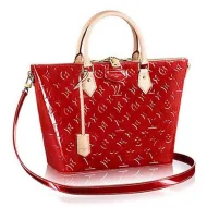 Сумка Louis Vuitton M90160 Montebello MM Tote Bag Monogram Vernis "Red"