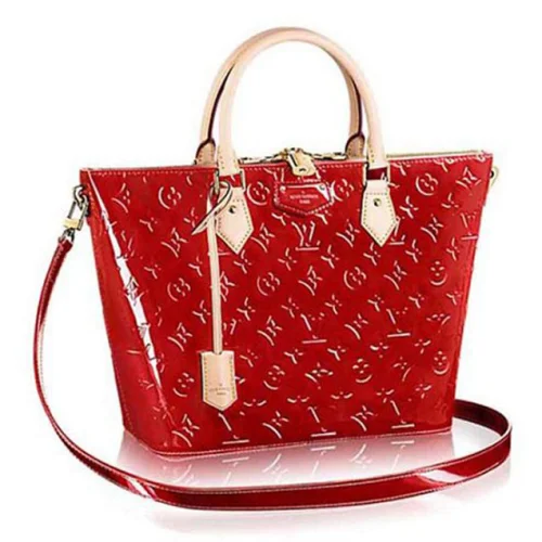 Сумка Louis Vuitton M90160 Montebello MM Tote Bag Monogram Vernis "Red"