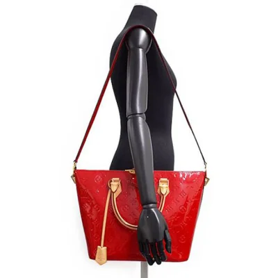 Сумка Louis Vuitton M90160 Montebello MM Tote Bag Monogram Vernis "Red" фото № 9