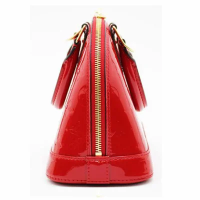 Сумка Louis Vuitton M90174 Alma BB Tote Bag Monogram Vernis "Red" фото № 4