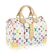 Сумка Louis Vuitton M92643 Speedy 30 Tote Bag Monogram Multicolore Canvas "White"