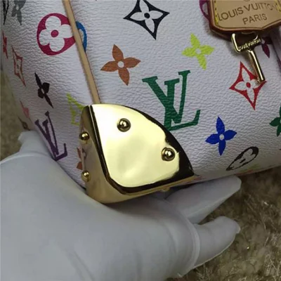 Сумка Louis Vuitton M92643 Speedy 30 Tote Bag Monogram Multicolore Canvas "White" фото № 8 Сумка Louis Vuitton M92643 Speedy 30 Tote Bag Monogram Multicolore Canvas "White" фото № 8