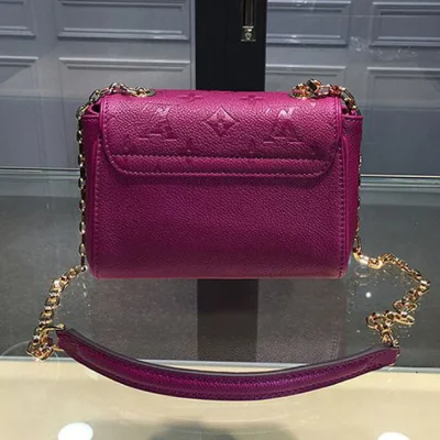 Сумка Louis Vuitton M94555 Saint-Germain BB Crossbody Bag Monogram Empreinte Leather "Purple" фото № 4