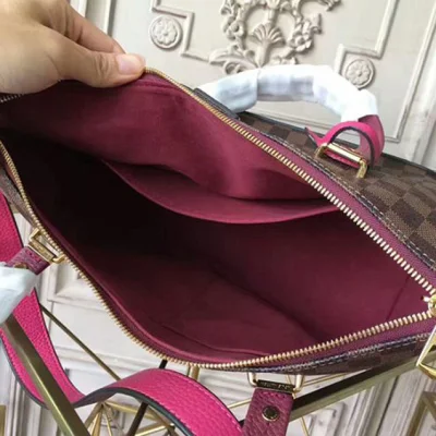 Сумка Louis Vuitton N41015 Hyde Park Shoulder Bag Damier Ebene Canvas "Brown" фото № 10