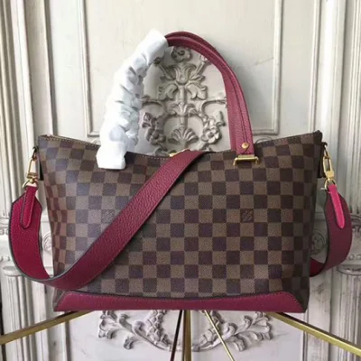Сумка Louis Vuitton N41015 Hyde Park Shoulder Bag Damier Ebene Canvas "Brown" фото № 4