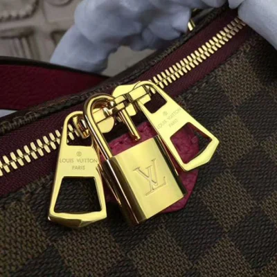 Сумка Louis Vuitton N41015 Hyde Park Shoulder Bag Damier Ebene Canvas "Brown" фото № 7