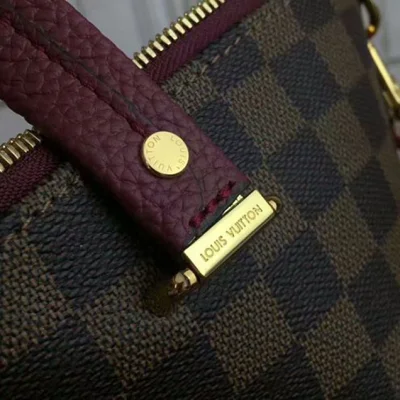 Сумка Louis Vuitton N41015 Hyde Park Shoulder Bag Damier Ebene Canvas "Brown" фото № 9