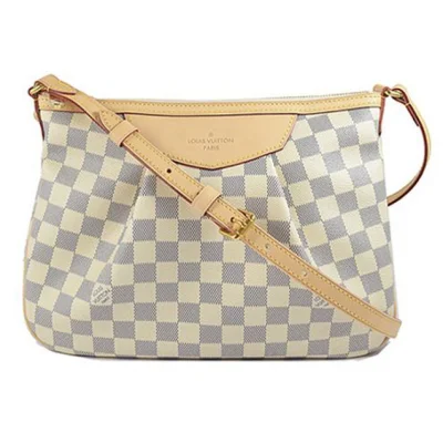 Сумка Louis Vuitton N41113 Siracusa PM Crossbody Bag Damier Azur Canvas "White" фото № 2