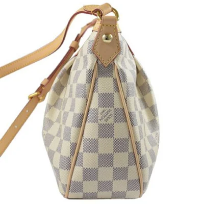 Сумка Louis Vuitton N41113 Siracusa PM Crossbody Bag Damier Azur Canvas "White" фото № 5