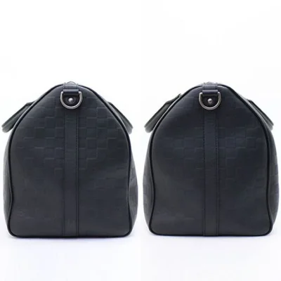 Сумка Louis Vuitton N41145 Keepall Bandouliere 45 Duffel Bag Damier Infini Leather "Black" фото № 6