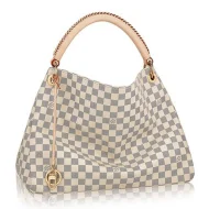 Сумка Louis Vuitton N41174 Artsy MM Hobo Bag Damier Azur Canvas "White"