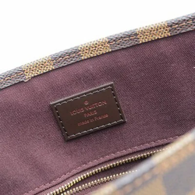 Сумка Louis Vuitton N41226 Sac Plat PM Tote Bag Damier Ebene Canvas "Brown" фото № 10