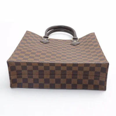 Сумка Louis Vuitton N41226 Sac Plat PM Tote Bag Damier Ebene Canvas "Brown" фото № 5