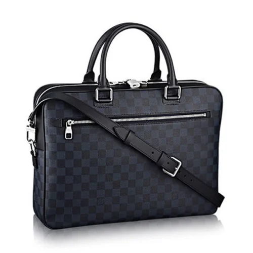 Портфель Louis Vuitton N41347 Porte-Documents Business Briefcase Damier Cobalt Canvas "Navy Blue"