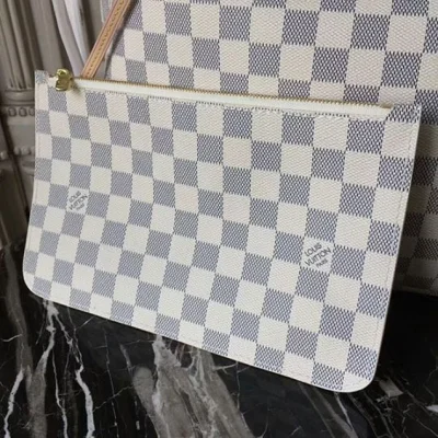 Сумка Louis Vuitton N41360 Neverfull GM Shoulder Bag Damier Azur Canvas "White" фото № 5