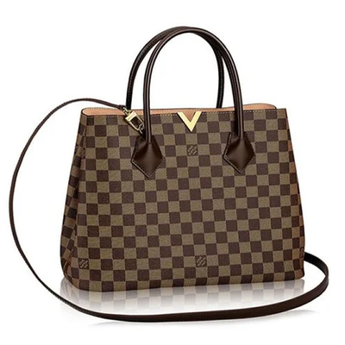 Сумка Louis Vuitton N41435 Kensington Tote Bag Damier Ebene Canvas "Brown"