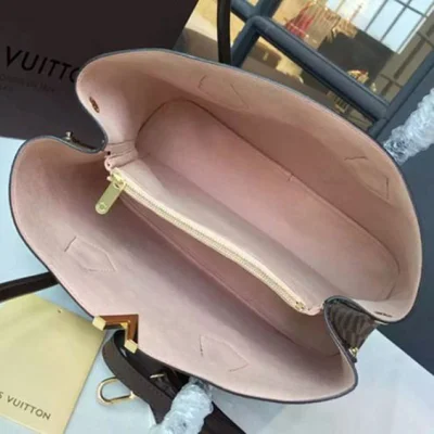 Сумка Louis Vuitton N41435 Kensington Tote Bag Damier Ebene Canvas "Brown" фото № 8