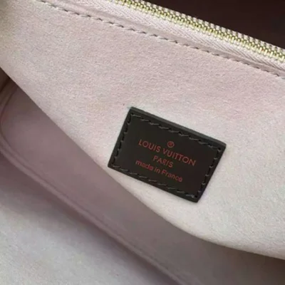 Сумка Louis Vuitton N41435 Kensington Tote Bag Damier Ebene Canvas "Brown" фото № 9