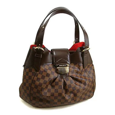 Сумка Louis Vuitton N41540 Sistina GM Hobo Bag Damier Ebene Canvas "Brown" фото № 2