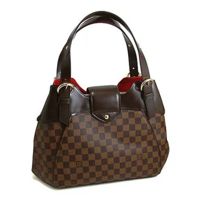 Сумка Louis Vuitton N41540 Sistina GM Hobo Bag Damier Ebene Canvas "Brown" фото № 3