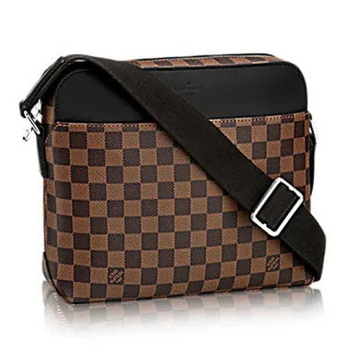 Сумка Louis Vuitton N41568 Jake Messenger PM Messenger Bag Damier Ebene Canvas "Brown"