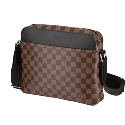 Сумка Louis Vuitton N41568 Jake Messenger PM Messenger Bag Damier Ebene Canvas "Brown" фото № 3