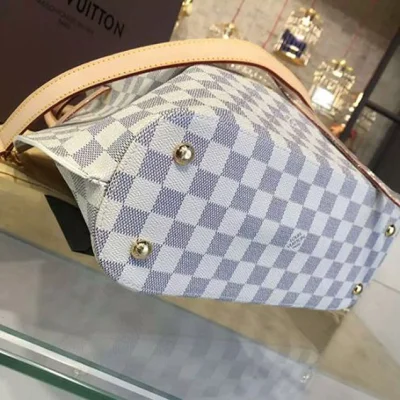 Сумка Louis Vuitton N41579 Girolata Tote Bag Damier Azur Canvas "White" фото № 5