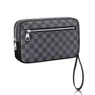 Клатч Louis Vuitton N41664 Kasai Clutch Damier Graphite Canvas "Graphite"