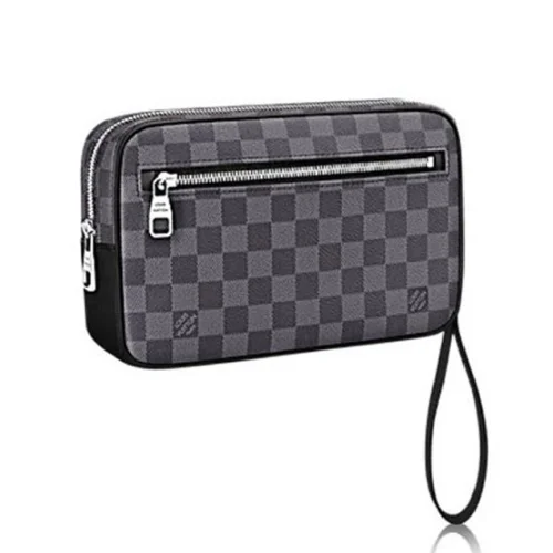 Клатч Louis Vuitton N41664 Kasai Clutch Damier Graphite Canvas "Graphite"