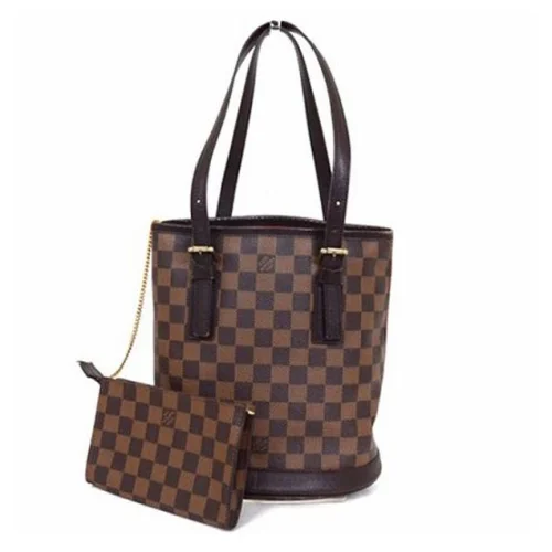 Сумка Louis Vuitton N42240 Marais Shoulder Bag Damier Ebene Canvas "Brown"