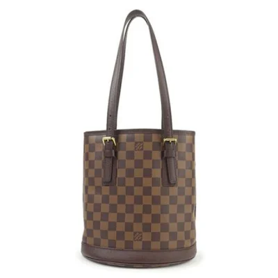 Сумка Louis Vuitton N42240 Marais Shoulder Bag Damier Ebene Canvas "Brown" фото № 4