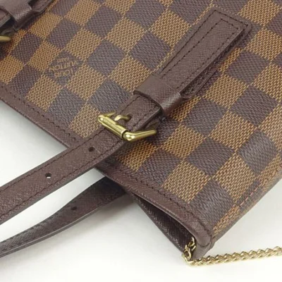 Сумка Louis Vuitton N42240 Marais Shoulder Bag Damier Ebene Canvas "Brown" фото № 8