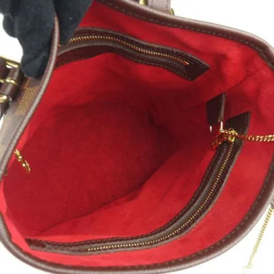 Сумка Louis Vuitton N42240 Marais Shoulder Bag Damier Ebene Canvas "Brown" фото № 9