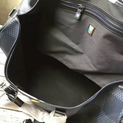 Сумка Louis Vuitton N44009 Keepall 55 Bandouliere Duffel Bag Damier Cobalt Canvas "Navy Blue" фото № 9