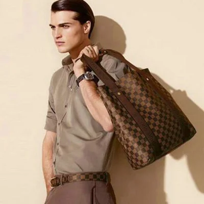 Портфель Louis Vuitton N52006 Beaubourg Briefcase Damier Ebene Canvas "Brown" фото № 10