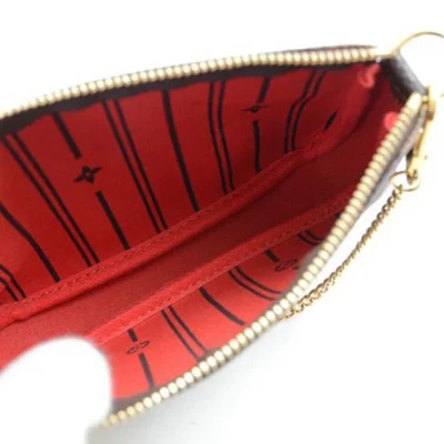 Сумка Louis Vuitton N58011 Mini Pochette Accessoires Trunks Bag Damier Ebene Canvas "Brown" фото № 8