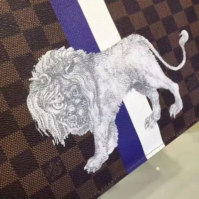 Louis Vuitton N63345 Pochette Jour GM Damier Ebene Canvas "Brown" фото № 6